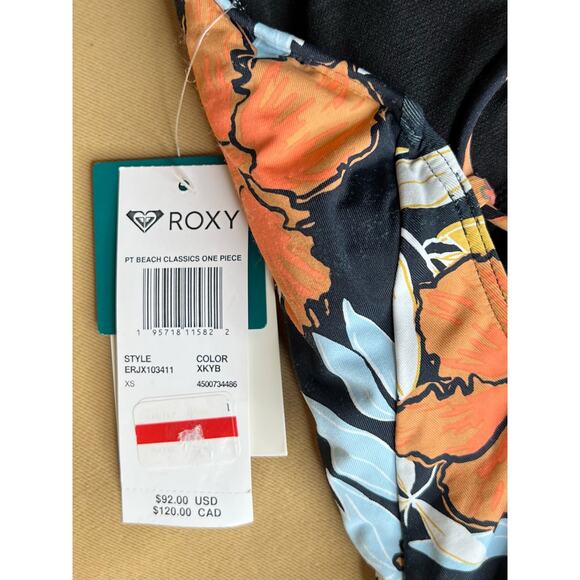 Roxy One Piece Swim Suit Beach Classics Island Vibes XS NWT - Picture 6 of 6